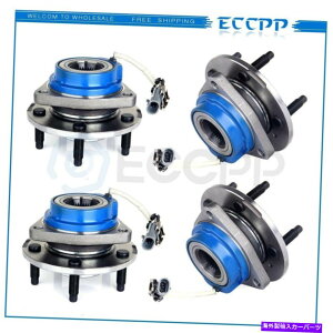 Wheel Hub Bearing 4PCS�|���e�B�A�b�N�����^�iSV6 2005�����E�̃t�����g���A�z�C�[���x�A�����O�A�Z���u�� 4PCS Front Rear Wheel Bearing Assembly For Pontiac Montana Sv6 2005 Left & Right�y���s�A���i�z