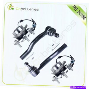 Wheel Hub Bearing �t�B�b�g2005-07���Y�A���}�_4 X�t�����g�z�C�[���x�A�����O�n�uw/abs�A�E�^�[�^�C���b�h�L�b�g Fits 2005-07 Nissan Armada 4 X Front Wheel Bearing Hubs w/ABS Outer Tie Rod Kit