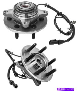 Wheel Hub Bearing 4WD 2004-05 Ford F-150 6-Lug V6�p�̃t�����g�z�C�[���x�A�����O�ƃn�u�A�Z���u��515046�Z�b�g Set Front Wheel Bearing and Hub Assy 515046 For 4WD 2004-05 Ford F-150 6-Lug v6�y���s�A���i�z