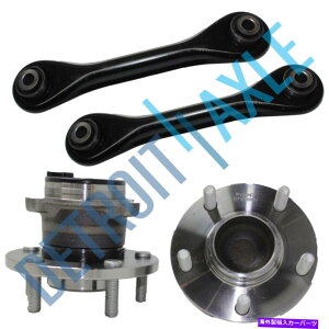 Wheel Hub Bearing 4PC後輪ベアリングハブ2004-2012マツダ3&5の下部トレイルコントロールアーム 4pc Rear Wheel Bearing Hub Lower Trailing Control Arm for 2004-2012 Mazda 3 & 5