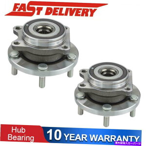 Wheel Hub Bearing 2PCS 2015-2017 Subaru WRX / WRXSTI 513358��2PCS�t�����g�n�u�x�A�����O�A�Z���u�� 2pcs Front Wheel Hub Bearing Assembly for 2015-2017 Subaru WRX / WRXSTI 513358�y���s�A���i�z