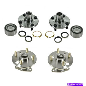 Wheel Hub Bearing TRQ 4PC�z�C�[���x�A�����O�ƃn�u�A�Z���u���Z�b�g�V�{���[�v���Y���g���^�J���[�� TRQ 4pc Wheel Bearing & Hub Assembly Set for Chevrolet Prism Toyota Corolla�y���s�A���i�z