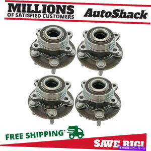 Wheel Hub Bearing Lincoln MKZ 2013-2018 Ford Fusion�̑O��̃n�u�x�A�����O�Z�b�g4 Front and Rear Wheel Hub Bearings Set of 4 for Lincoln MKZ 2013-2018 Ford Fusion�y���s�A���i�z