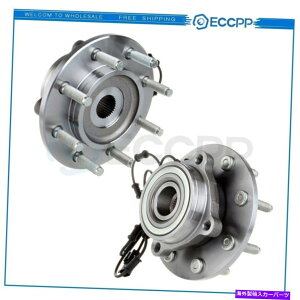 Wheel Hub Bearing 06-08 Dodge Ram 1500 2500 3500 4WD 8���O�p��2�̑O�փx�A�����O�ƃn�u 2 Front Wheel Bearing And Hubs For 06 - 08 Dodge Ram 1500 2500 3500 4WD 8 Lug�y���s�A���i�z