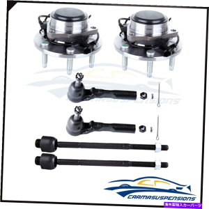 Wheel Hub Bearing �V����6x�L�b�g�F�����̊O���̃^�C���b�h�G���h2WD + 2�O�փn�u���x�A�����O�A�Z���u�� NEW 6x Kit: Inner Outer Tie Rod End 2WD + 2 Front Wheel Hub & Bearing Assembly�y���s�A���i�z