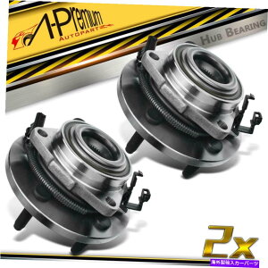Wheel Hub Bearing �_�b�W�_�R�^��2x�O�փn�u�ƃx�A�����O�A�Z���u��05-10�O�H���C�_�[ 2x Front Wheel Hub and Bearing Assembly for Dodge Dakota 05-10 Mitsubishi Raider