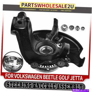 Wheel Hub Bearing tHNX[Qr[gStWFb^̂߂̃tgEzC[XeAOnuibNAZu Front Right Wheel Steering Hub Knuckle Assembly for Volkswagen Beetle Golf Jetta