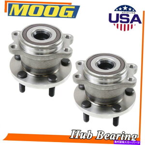Wheel Hub Bearing 2005�N2006�N����2009�N�̃X�o���A�E�g�o�b�N��2�{�̃��[�O���A�z�C�[���x�A�����O�ƃn�u�A�Z���u�� 2X Moog Rear Wheel Bearing and Hub Assembly For 2005 2006-2009 Subaru Outback�y���s�A���i�z