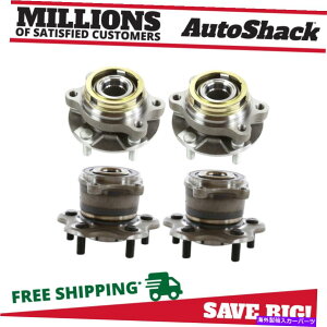 Wheel Hub Bearing YAeB}}LV}pXt@C_[p4̑ÕnuxAOZbg Front and Rear Wheel Hub Bearings Set of 4 for Nissan Altima Maxima Pathfinder