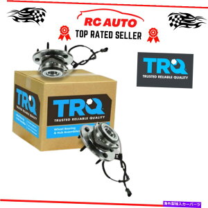 Wheel Hub Bearing TRQzC[xAOnutgLH RHyA97-00tH[hF150gbN4WD W/ ABS TRQ Wheel Bearing & Hub Front LH RH Pair for 97-00 Ford F150 Truck 4WD w/ ABS