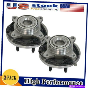Wheel Hub Bearing 2009�N�̃t�����g�z�C�[���x�A�����O�ƃn�u�A�Z���u���t�B�b�g2010 Ford F-150 W/ABS2WD�Z�b�g Front Wheel Bearing and Hub Assembly fits for 2009 2010 Ford F-150 w/ABS 2WD Set�y���s�A���i�z