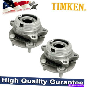 Wheel Hub Bearing 2PCS 2007-2013���Y�A���e�B�}2.5L�̃e�B���P���t�����g�z�C�[���x�A�����O���n�u�A�Z���u�� 2PCS TIMKEN Front Wheel Bearing & Hub Assembly For 2007-2013 Nissan Altima 2.5L�y���s�A���i�z