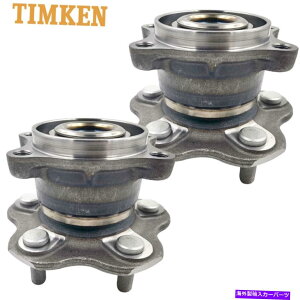 Wheel Hub Bearing 2008N2016N̓Y[OW[Nw/5ÕeBP2pcsփxAOnu TIMKEN 2pcs Rear Wheel Bearing & Hub For 2008-2016 Nissan Rogue Juke w/5 Lugs IN