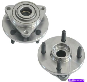 Wheel Hub Bearing �y�A�t�����g���[�O�z�C�[���x�A�����O�n�u�A�Z���u���R�o���g�C�I��G5�ǐ�4���OCA Pair Front Moog Wheel Bearing Hub Assembly For Cobalt Ion G5 Pursuit 4-Lug CA�y���s�A���i�z