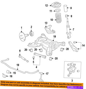 Wheel Hub Bearing �V�{���[GM OEM 10-15�J�}�����A�T�X�y���V���� - �i�b�N���X�s���h��23262763 Chevrolet GM OEM 10-15 Camaro Rear Suspension-Knuckle Spindle 23262763�y���s�A���i�z