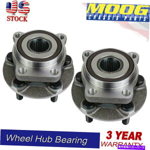 Wheel Hub Bearing 2 2005�N����2014�N�̃X�o���A�E�g�o�b�N���K�V�[W/ abs��2���[�O�z�C�[���x�A�����O�n�u�t�����g 2 MOOG Wheel Bearing Hub Front for 2005-2014 Subaru Outback Legacy w/ ABS�y���s�A���i�z