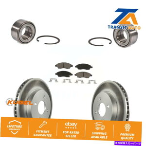 Wheel Hub Bearing Yp̃tgzC[xAOR[eBOfBXNu[L[^[pbhLbg Front Wheel Bearing Coated Disc Brake Rotor Pads Kit For Nissan Versa Note Micra