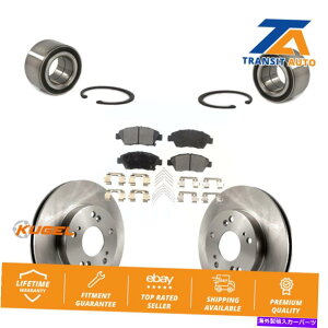 Wheel Hub Bearing z_VrbNALILXp̃tgzC[xAOfBXNu[L[^[ƃpbhLbg Front Wheel Bearing Disc Brake Rotors And Pads Kit For Honda Civic Acura ILX
