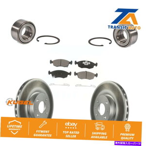 Wheel Hub Bearing Fiat 500�p�̃t�����g�z�C�[���x�A�����O�R�[�e�B���O�f�B�X�N�u���[�L���[�^�[�ƃZ���~�b�N�p�b�h�L�b�g Front Wheel Bearing Coated Disc Brake Rotors And Ceramic Pads Kit For Fiat 500�y���s�A��