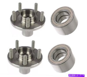 Wheel Hub Bearing 1990�N����1993�N�̃g���^�Z���J5�X�^�b�h�t�@�X�g�����D��2�̑O�փn�u��2�x�A�����O 2 FRONT WHEEL HUB & 2 BEARING FOR 1990-1993 TOYOTA CELICA 5 STUD FAST FREE SHIP�y���s�A���i�z
