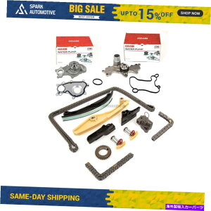 Water Pump �^�C�~���O�`�F�[���L�b�g�E�H�[�^�[�|���vw/ 4�{���g�t�����W�t�B�b�g13-14�t�H�[�hF150 3.7L DOHC 24V Timing Chain Kit Water Pump w/ 4 Bolt Flange Fit 13-14 Ford F150 3.7L DOHC 24V�y���s�A���i�z