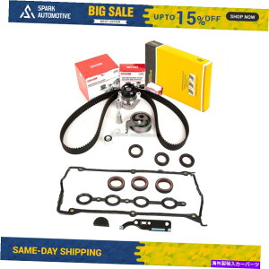 Water Pump ^C~OxgLbgEH[^[|vJo[KXPbgtBbg01-06 VWr[gGTIWFb^AEfBTT Timing Belt Kit Water Pump Cover Gasket Fit 01-06 VW Beetle GTi Jetta Audi TT