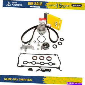 Water Pump ^C~OxgLbgEH[^[|vJo[KXPbgtBbg01-06 VWWFb^AEfBTT 1.8L Timing Belt Kit Water Pump Cover Gasket Fit 01-06 VW Jetta Audi TT 1.8L