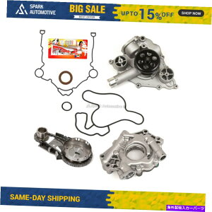Water Pump ^C~O`F[LbgEH[^[IC|vJo[KXPbgtBbg05-10NCX[_bW6.1 Timing Chain Kit Water Oil Pump Cover Gasket Fit 05-10 Chrysler Dodge 6.1