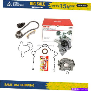 Water Pump �^�C�~���O�`�F�[���L�b�g�I�C���|���vGMB�E�H�[�^�[�|���v�K�X�P�b�g�t�B�b�g11-15�_�b�W�N���C�X���[5.7L Timing Chain Kit Oil Pump GMB Water Pump Gasket Fit 11-15 Dodge Chrysler 5.7L