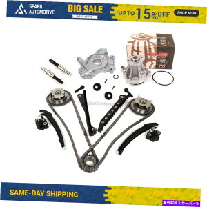 Water Pump タイミングチェーンオイルウォーターポンプカムフェイザーソレノイドフィット10-14フォードF150リンカーン5.4 Timing Chain Oil Water Pump Cam Phasers Solenoid Fit 10-14 Ford F150 Lincoln 5.4