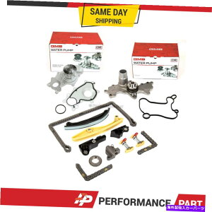 Water Pump �^�C�~���O�`�F�[���L�b�g�E�H�[�^�[�|���v4�{���g�t�����W�t�B�b�g15-16 FORD F-150�����J�[��3.5L Timing Chain Kit Water Pump w/ 4-Bolt Flange Fit 15-16 Ford F-150 Lincoln 3.5L�y���s�A���i�z