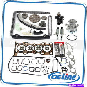 Water Pump 06-09tH[h2.3L`F[LbgEH[^[|v\mChT[X^bgpwbhKXPbgZbg Head Gasket Set for 06-09 Ford 2.3L Chain Kit Water Pump Solenoid Thermostat