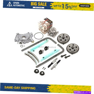 Water Pump �^�C�~���O�`�F�[���L�b�g�J���t�F�C�U�[VCT�Z���m�C�h�E�H�[�^�[�I�C���|���v�t�B�b�g05-09�t�H�[�h�}�X�^���O Timing Chain Kit Cam Phaser VCT Selenoid Water Oil Pump Fit 05-09 Ford Mustang�y���s�A