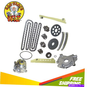 Water Pump �^�C�~���O�`�F�[���L�b�g�E�H�[�^�[�I�C���|���v��99-00�t�H�[�h4.6L SOHC VIN X CU�ɓK�����܂��B 281�E�B���U�[ Timing Chain Kit Water Oil Pump Fits 99-00 Ford 4.6L SOHC VIN X Cu. 281 WINDSOR�y���s�A���i