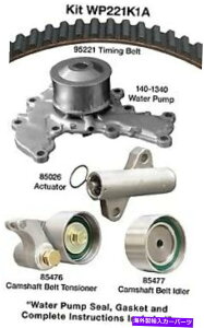 Water Pump SLXApX|[gAfI+̑WP221K1Ap̃EH[^[|vtGW^C~OxgLbg Engine Timing Belt Kit with Water Pump for SLX, Passport, Rodeo+More WP221K1A