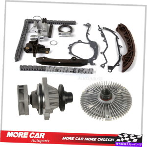 Water Pump BMW 325i 325CI 330I 528I X5 Z3 L6�p�̃^�C�~���O�`�F�[���L�b�gW/�E�H�[�^�[�|���v�t�@���N���b�` Timing Chain Kit w/ Water Pump Fan Clutch for BMW 325i 325Ci 330i 528i X5 Z3 L6�y���s�A���i�z