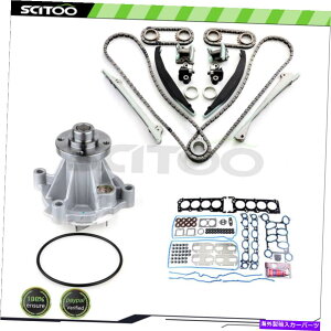 Water Pump �w�b�h�K�X�P�b�g�Z�b�g�^�C�~���O�`�F�[���t���E�H�[�^�[�|���v�L�b�g�����J�[���u���b�N�E�b�h5.4L�ɓK������ Head Gasket Set Timing Chain W/Water Pump Kit Fits Lincoln Blackwood 5.4L