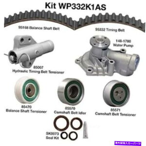 Water Pump V[tEH[^[|v|vLbgtGW^C~OxgLbgDaycoWP332K1AS Engine Timing Belt Kit with Water Pump-Water Pump Kit with seals Dayco WP332K1AS