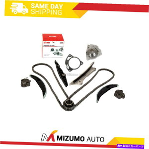 Water Pump �^�C�~���O�`�F�[���L�b�g�E�H�[�^�[�|���v�t�B�b�g09-12�t�H�[�h�G�X�P�[�v�t���[�W�����}�c�_�g���r���[�g�~���m3.0 Timing Chain Kit Water Pump Fit 09-12 Ford Escape Fusion Mazda Tribute Milan 3.0�y