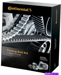 Water Pump Continental Elite GTKWP297A�^�C�~���O�x���g�R���|�[�l���g�L�b�g�i�E�H�[�^�[�|���v�t���j Continental Elite GTKWP297A Timing Belt Component Kit (With Water Pump)