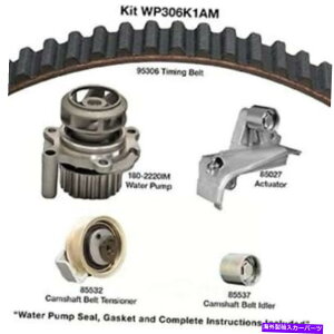 Water Pump �E�H�[�^�[�|���v�t���G���W���^�C�~���O�x���g�L�b�g - �G���O�R�[�h�FAWM DAYCO WP306K1AM Engine Timing Belt Kit with Water Pump-Eng Code: AWM Dayco WP306K1AM�y���s�A���i�z