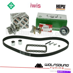 Water Pump VW EOSStGTIWFb^^C~OxgLbgEH[^[|v`F[eVi[2.0T FSI 06-09 VW Eos Golf GTI Jetta Timing belt Kit Water pump Chain Tensioner 2.0T FSI 06-09