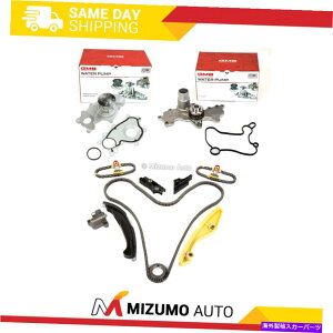 Water Pump �^�C�~���O�`�F�[���L�b�g�E�H�[�^�[�|���v4�{���g�t�����W�t�B�b�g15-16 FORD F-150�����J�[��3.5L Timing Chain Kit Water Pump w/ 4-Bolt Flange Fit 15-16 Ford F-150 Lincoln 3.5L�y���s�A���i�z