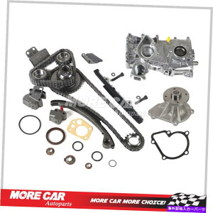 Water Pump �^�C�~���O�`�F�[���L�b�g�I�C���E�H�[�^�[�|���v�t�B�b�g91-98���Y240SX 16V 2.4L DOHC KA24DE Timing Chain Kit Oil Water Pump fit 91-98 Nissan 240SX 16V 2.4L DOHC KA24DE