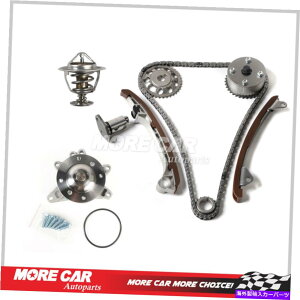 Water Pump ^C~O`F[LbgEH[^[|vT[X^bg00-06g^ZJ|eBAbNoCu1.8L Timing Chain Kit Water Pump Thermostat for 00-06 Toyota Celica Pontiac Vibe 1.8L
