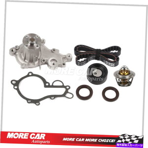 Water Pump 85-88V{[Xvg1.0L̃^C~OxgLbgEH[^[|vT[X^bgAZu Timing Belt Kit Water Pump Thermostat Assembly for 85-88 Chevrolet Sprint 1.0L