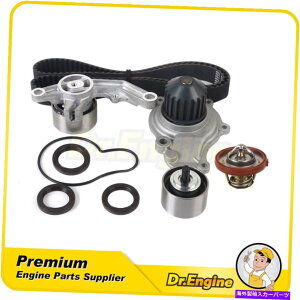 Water Pump �^�C�~���O�x���g�L�b�g�E�H�[�^�[�|���v�T�[���X�^�b�g�t�B�b�g02-09�N���C�X���[PT�N���[�U�[�_�b�W2.4L Timing Belt Kit Water Pump Thermostat Fit 02-09 Chrysler PT Cruiser Dodge 2.4L�y���s�A���i�z