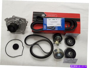 Water Pump �^�C�~���O�x���g�L�b�g�ƃE�H�[�^�[�|���v��3�̃v�[���[�W�[�v�����O���[2.8CRD 2007-2018 Timing Belt Kit and Water Pump and Three Pulley Jeep Wrangler 2.8CRD 2007-2018
