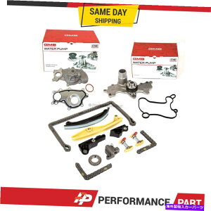 Water Pump �^�C�~���O�`�F�[���L�b�g�E�H�[�^�[�|���vw/ 3�{���g�t�����WF-150�����J�[���t�B�b�g15-16�t�H�[�h3.5L Timing Chain Kit Water Pump w/ 3-Bolt Flange F-150 Lincoln Fit 15-16 Ford 3.5L�y���s�A���i�z