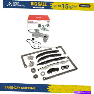 Water Pump �^�C�~���O�`�F�[���L�b�g�E�H�[�^�[�|���v�t�B�b�g15-17�t�H�[�h�G�b�WF150�t���[�W���������J�[��2.7�^�[�{ Timing Chain Kit Water Pump Fit 15-17 Ford Edge F150 Fusion Lincoln 2.7 Turbo�y���s�A���i